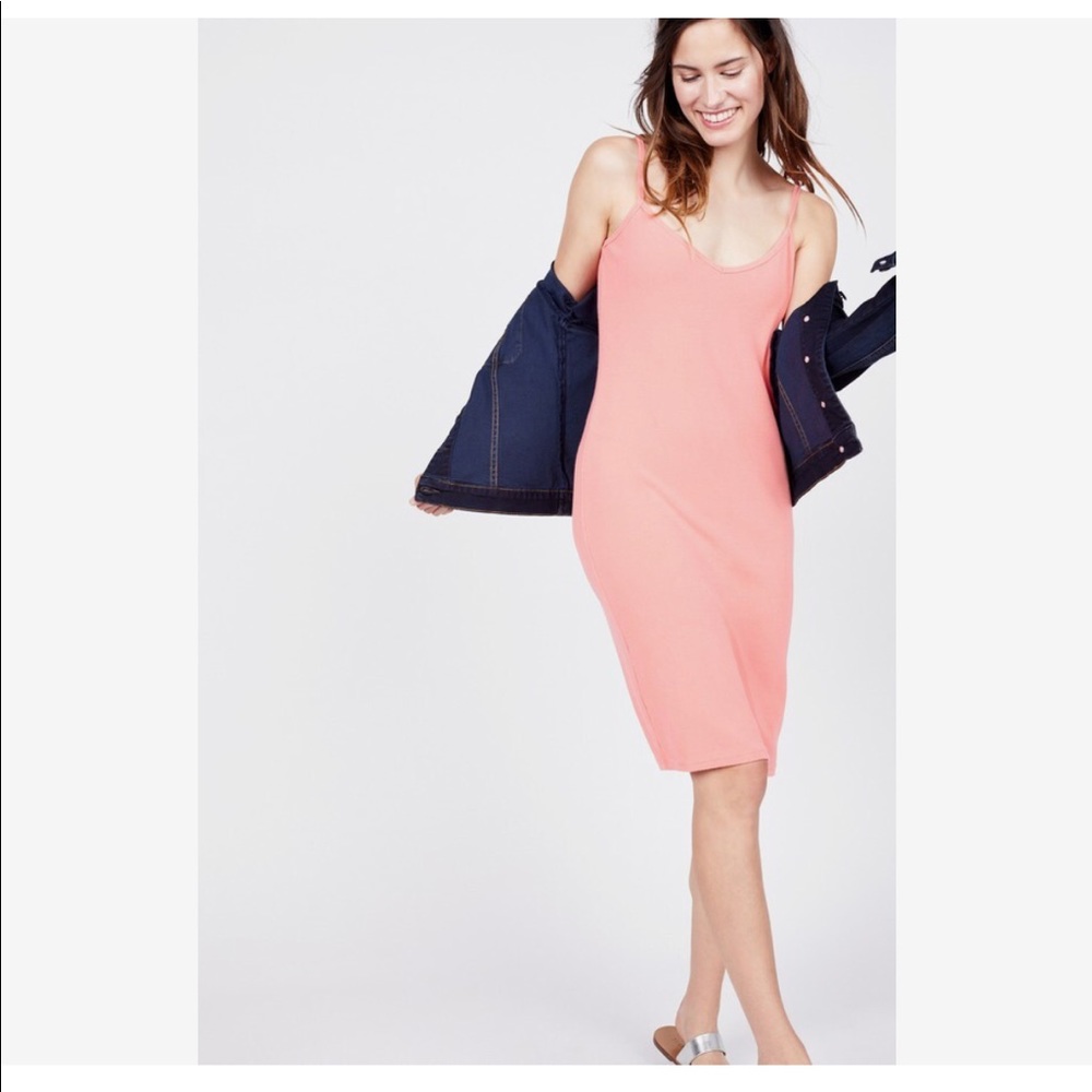 Summer & Sage Ribbed Body Con Dress